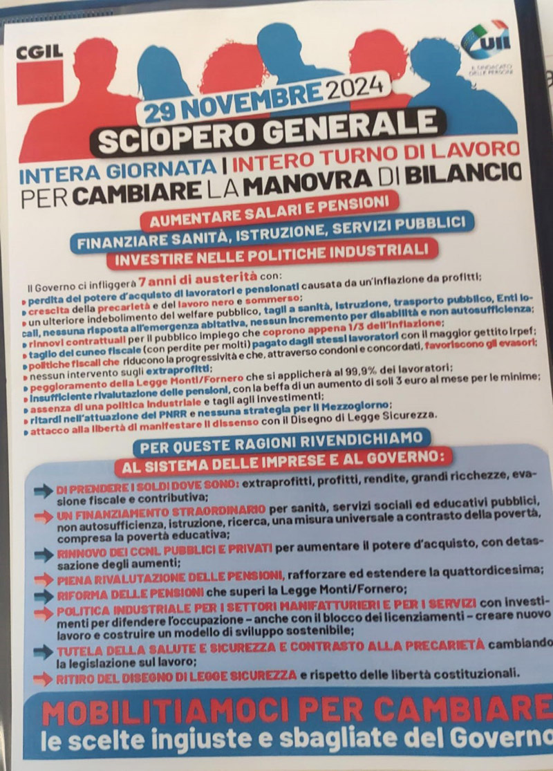 sciopero 2024
